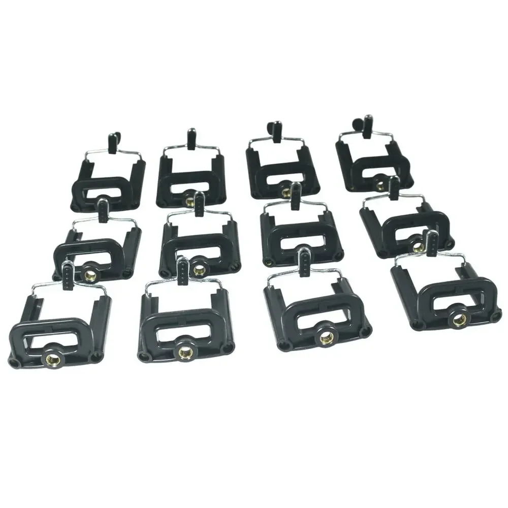 12 Qty - Universal Smartphone Tripod Stand Holder Clip Mount Adapters Support